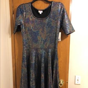 NWT Lularoe holiday collection Nicole dress